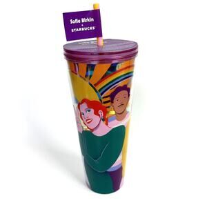 New Sofie Birkin + Starbucks Pride Month Exclusive Summer Sun Cup Tumbler 24 oz